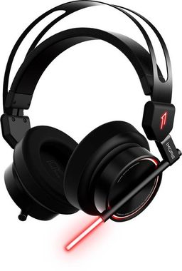 Rozbaleno - 1MORE Spearhead VR černá / Herní sluchátka s mikrofonem / 7.1 Nx / RGB Podsvícení / USB-A / 1.3 m / rozbaleno