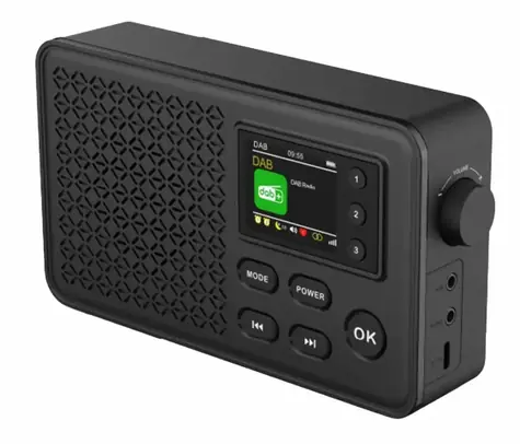 Denver DAB-57 černá / Rádio / FM / DAB+ / BT / AUX