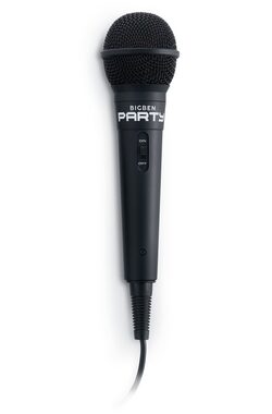 Bigben PARTYMIC Drátový mikrofon 4 m / 6.3 mm jack