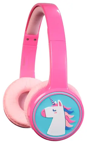 Denver BTH-106P růžová / Dětská bezdrátová sluchátka s mikrofonem / Bluetooth 5.3