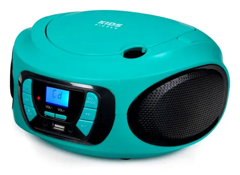 Bigben CD62BLUSBBT modrá / Přenosný CD přehrávač / MP3 / FM / BT / 4x LR14 