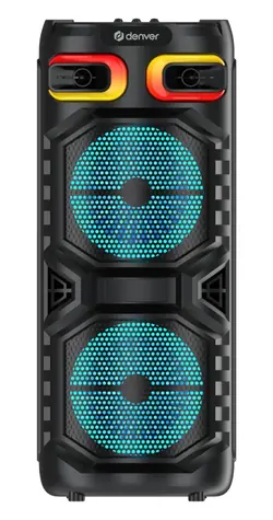 Denver BPS-355 černá  / Bluetooth párty reproduktor / USB / MicroSD / 160 W