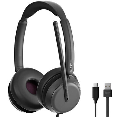 EPOS IMPACT 860 / drátová sluchátka / mikrofón / USB-C na USB-A / 1.8 m