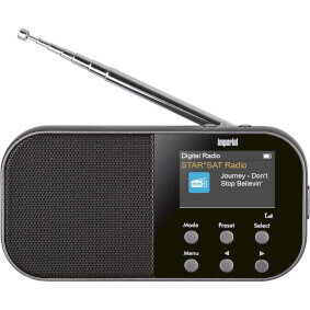 Imperial DABMAN 15 černá / Přenosné rádio / DAB+ / FM / BT / 3.5 mm 