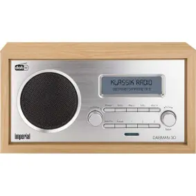 Imperial DABMAN 30 dřevo / Digitální rádio / 6W / DAB+ / FM / 2.75" display 
