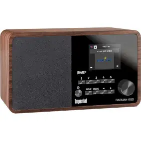 Imperial DABMAN i150 hnědá / Hybridní rádio / 20W / DAB+ / FM / Internet / BT 