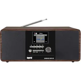 Imperial DABMAN i200 hnědá / Multifunkční rádio /  DAB+ / FM / Internet / BT / CD