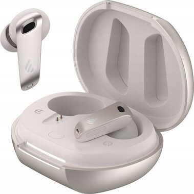 EDIFIER NeoBuds Plus perleťová / bezdrátová sluchátka / mikrofon / TWS / Bluetooth 5.4 / IP54 / dobíjecí pouzdro