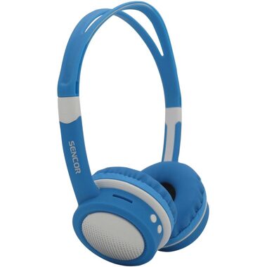 SENCOR SEP 702BT modrá / Dětská bezdrátová sluchátka / Bluetooth 5.3 / IP20