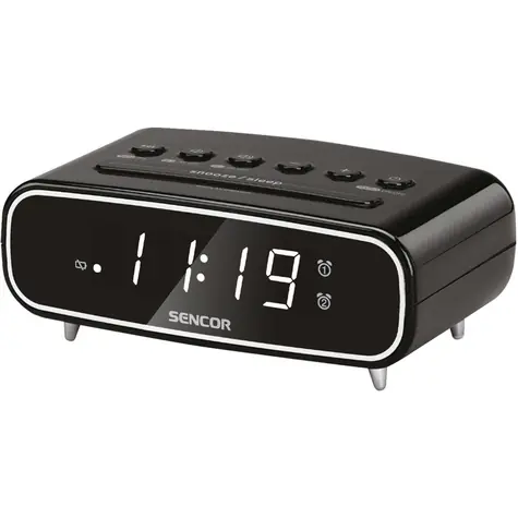 SENCOR SRC 2600 B černá / Radiobudík / FM 