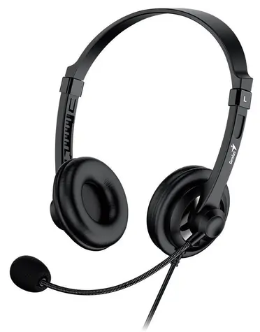 GENIUS headset HS-230U černá / Sluchátka / mikrofon / USB-C / 2.4 m
