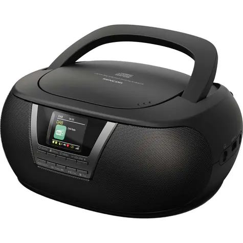 SENCOR SPT 6200DB černá / Přenosné rádio / DAB+ / BT / FM / CD / 3.5mm