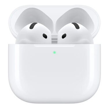 Rozbaleno - Apple AirPods 4 s aktivním potlačením hluku bílá (2024) / bezdrátová sluchátka / ANC / Bluetooth  / rozbaleno