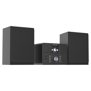 SENCOR SMC 5100WDB černá / Mikrosystém / 50W / Wi-Fi / FM / MP3 / USB / dálkový ovladač
