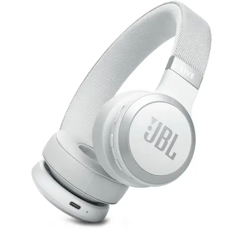 JBL Live 670NC bílá / Bezdrátová sluchátka / mikrofon / Bluetooth 5.3 / ANC