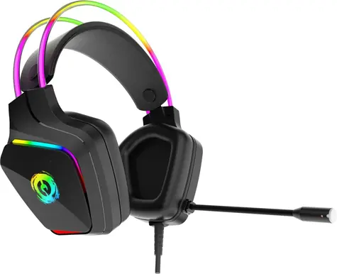 CANYON CND-SGHS9A černá / Herní headset / RGB podsvícení / USB & 3.5mm jack / 2m 