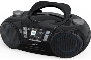 SENCOR SPT 6510DB černá / Přenosné rádio / DAB+ / BT / FM / CD / 3.5mm
