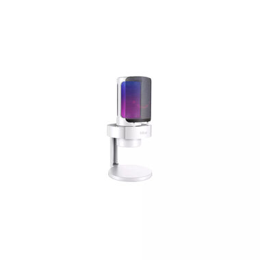 FIFINE AmpliGame A8 RGB bílá / stolní mikrofon / stojan / USB