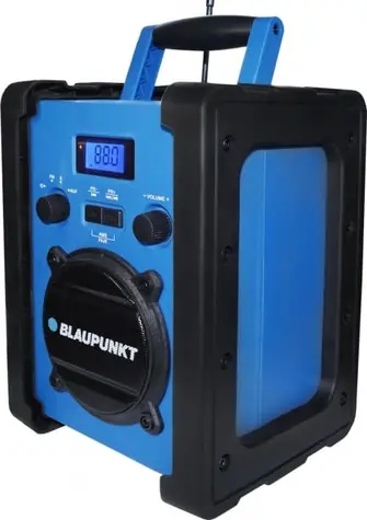 BLAUPUNKT PP30BT modrá / přenosné odolné rádio / 5W / Bluetooth / výdrž až 10 hodin