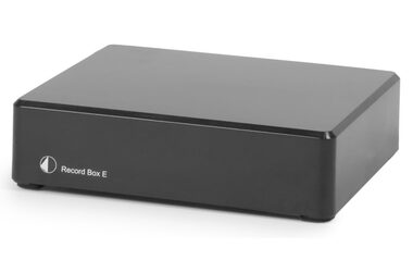 Pro-Ject Record Box E černá / předzesilovač pro MM & MC přenosky s D/A převodníkem
