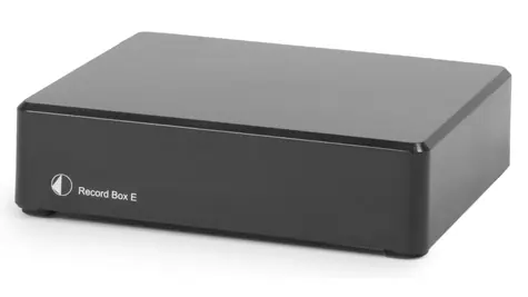Pro-Ject Record Box E černá / předzesilovač pro MM & MC přenosky s D/A převodníkem