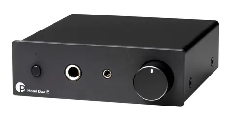 Pro-Ject Head Box E černá / Sluchátkový zesilovač s konektory 6.3 mm a 3.5 mm