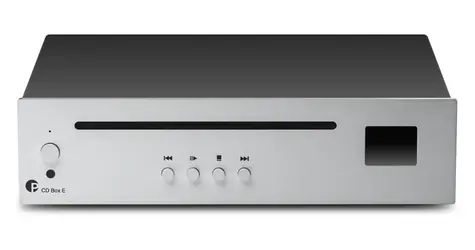 Pro-ject CD Box E stříbrná / Minimalistický CD přehrávač