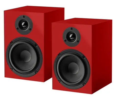 Pro-Ject Speaker Box 5 E high gloss red / 2-pásmová regálová reprosoustava / 2x 35W / pasivní