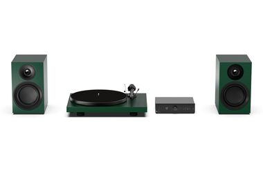 Pro-Ject Colourful Audio System E Satin Green / All-in-one Hi-Fi systém s gramofonem 