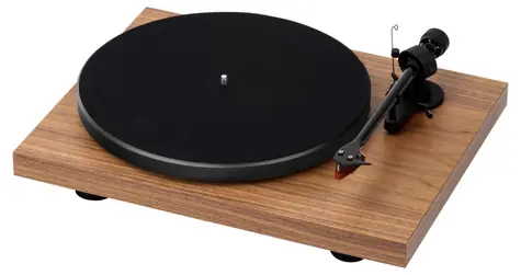 Pro-Ject Debut E Carbon + Ortofon 2M-Red wood / Gramofon / řemínkový