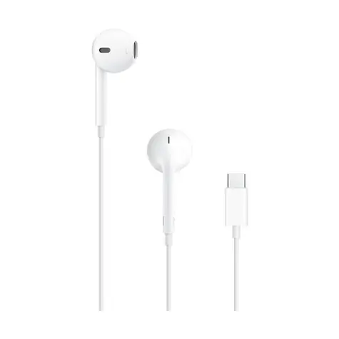 Apple EarPods (2024) bílá / Sluchátka s mikrofonem / USB-C