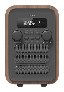 Rozbaleno - Denver DAB-48 šedá / rádio / DAB+ / FM / Bluetooth  / rozbaleno