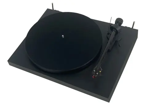 Pro-Ject Debut E Carbon + Ortofon 2M-Red satin black / Gramofon / řemínkový