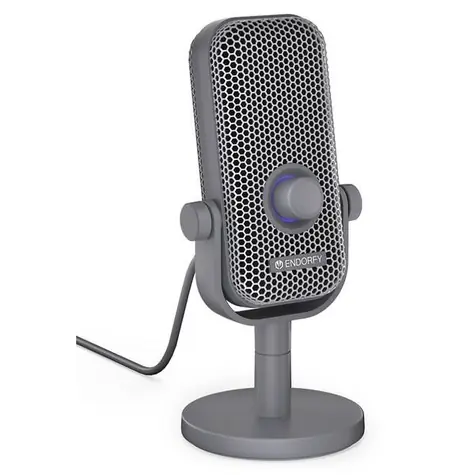 Endorfy Solum Voice S šedá / mikrofon / USB-C / 3.5 mm jack