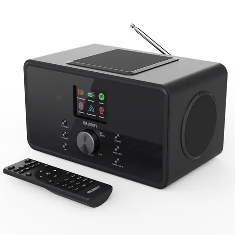 Majority Bard černá / Internetové rádio / 100W / DAB+ / FM / internet  