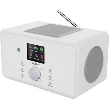 Majority Bard bílá / Internetové rádio / 100W / DAB+ / FM / internet  