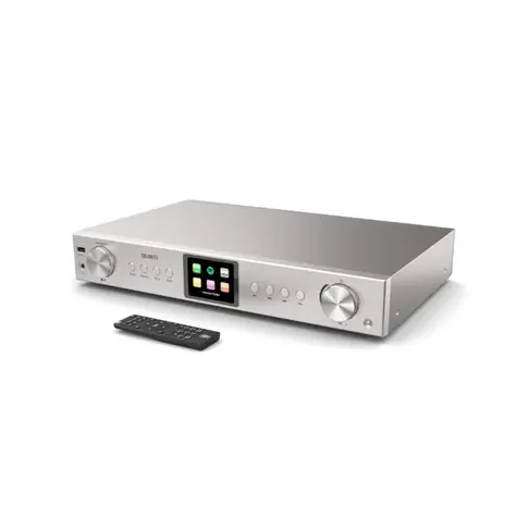 Majority Fitzwilliam 2 stříbrná / DAB+ / Bluetooth / USB / FM / Internet