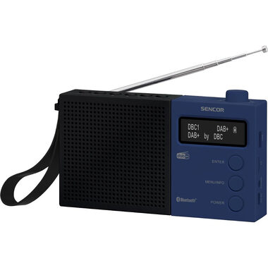 SENCOR SRD 7760BB černá / Přenosné rádio / DAB+ / FM / Bluetooth / USB