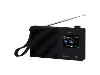 SENCOR SRD 7790B ČERNÁ / Přenosné rádio / DAB+ /FM / Bluetooth / USB 