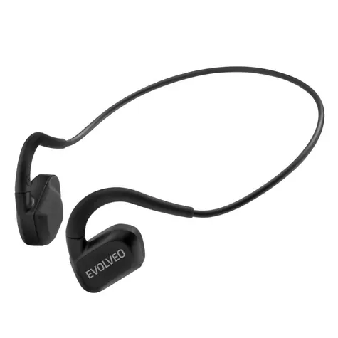 EVOLVEO BonePro černá / bezdrátová sluchátka na lícní kosti / Bluetooth / MP3 / 32GB / IP68