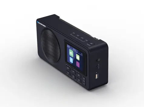 BLAUPUNKT DR6BK černá / digitální rádio / DAB+ / FM / RDS / 2.4" LCD / Bluetooth / 1800 mAh