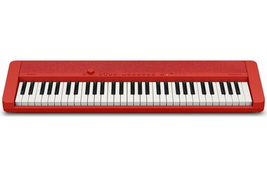 Casio CT-S1 RD červená / klávesy / 61 kláves / BT / USB / 6x AA & adaptér