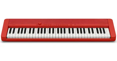 Casio CT-S1 RD červená / klávesy / 61 kláves / BT / USB / 6x AA & adaptér
