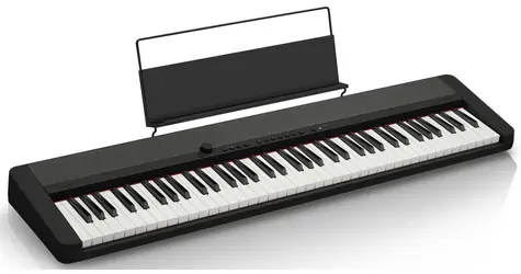 Casio CT-S1 76 BK černá / digitální piáno / 76 kláves / USB / 8x AA & adaptér