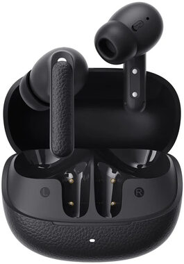 QCY Buds HT15 černá / Bezdrátová sluchátka s mikrofonem / TWS / ANC / Bluetooth 5.4 / IPX4 / dobíjecí box