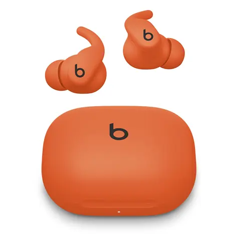 Beats Powerbeats Fit oranžová / bezdrátová slcuhátka / mikrofon / ANC / Bluetooth / IPX4