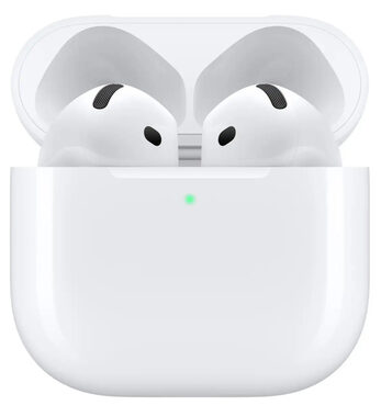 Rozbaleno - Apple AirPods 4 bílá (2024) / bezdrátová sluchátka / Bluetooth / výdrž až 30 hodin / rozbaleno