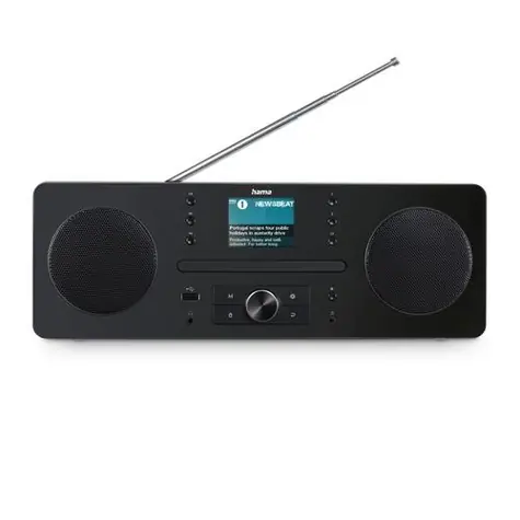 Hama DR1560CBTčerná / digitální rádio / DAB / DAB+ / FM / CD / Bluetooth / Rx