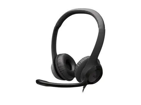 Logitech Headset H390 černá / stereo sluchátka s mikrofonem / USB-C