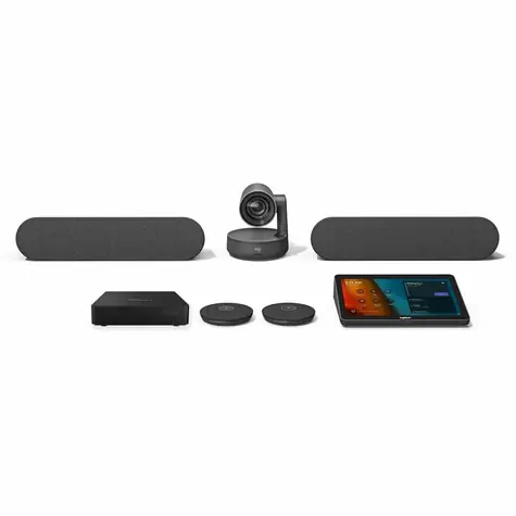Logitech Tap Controller s Cat5e Kit + Lenovo ThinkSmart Core L Intel Core Ultra 5 135H + Rally Mic Pod Hub